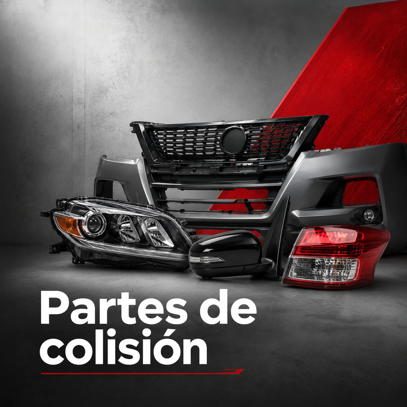 Partes de colisión automotriz